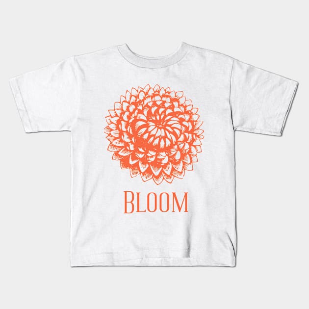 Bloom Kids T-Shirt by SunnyOak